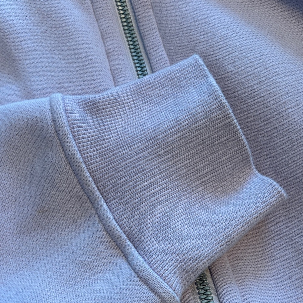 Lavender Scuba Funnel-Neck Zip Hoodie M/L - Picture 6 of 7